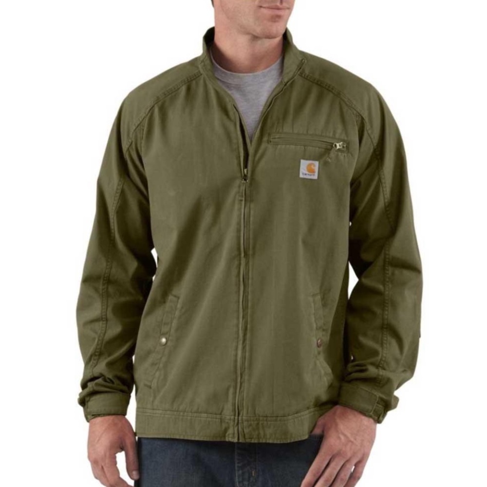 Carhartt Edlin Cotton Canvas Jacket- Mesh Lined - Picture 1 of 10